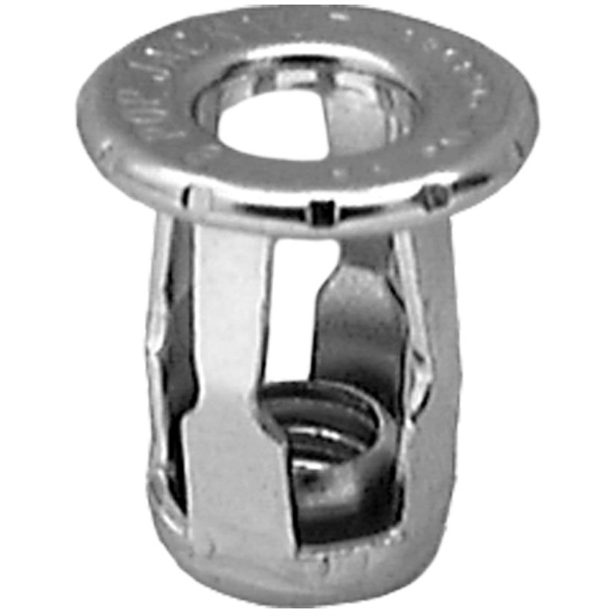 AUVECO AP13016 Jack Nut, 1/4 in - 20 TPI Bolt x 0.438 in Dia x 0.731 in L, 1010 Steel, Zinc