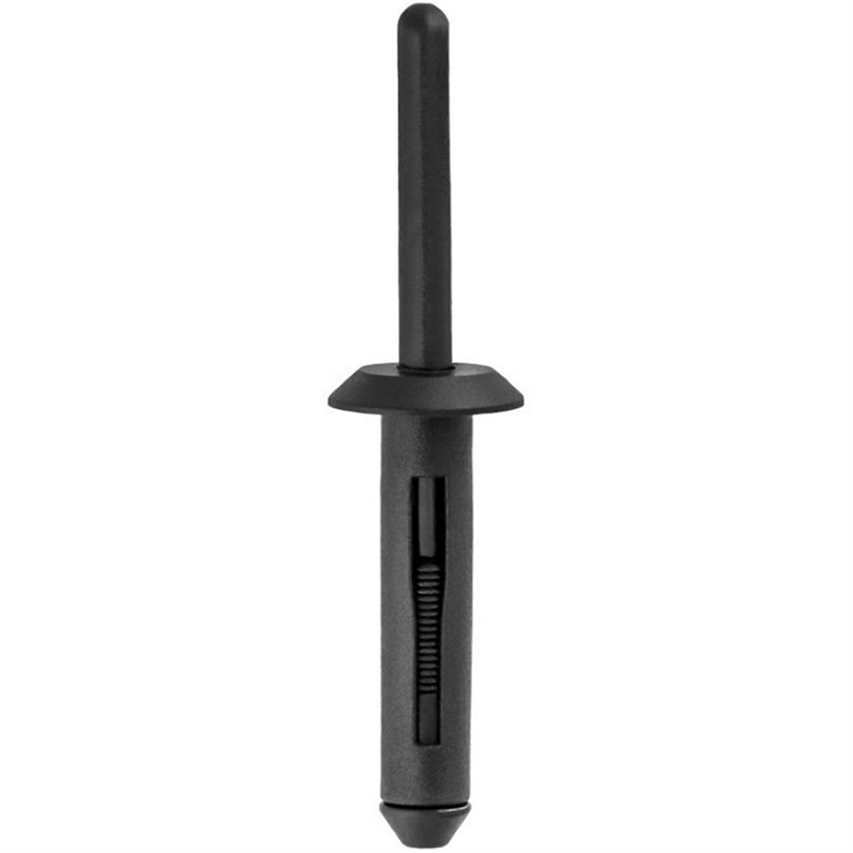 AUVECO AP13751 Type 1 Rivet, 1/4 in Dia Hole x 2-3/16 in OAL x 5/32 to 13/32 in Grip Range, Nylon, Black