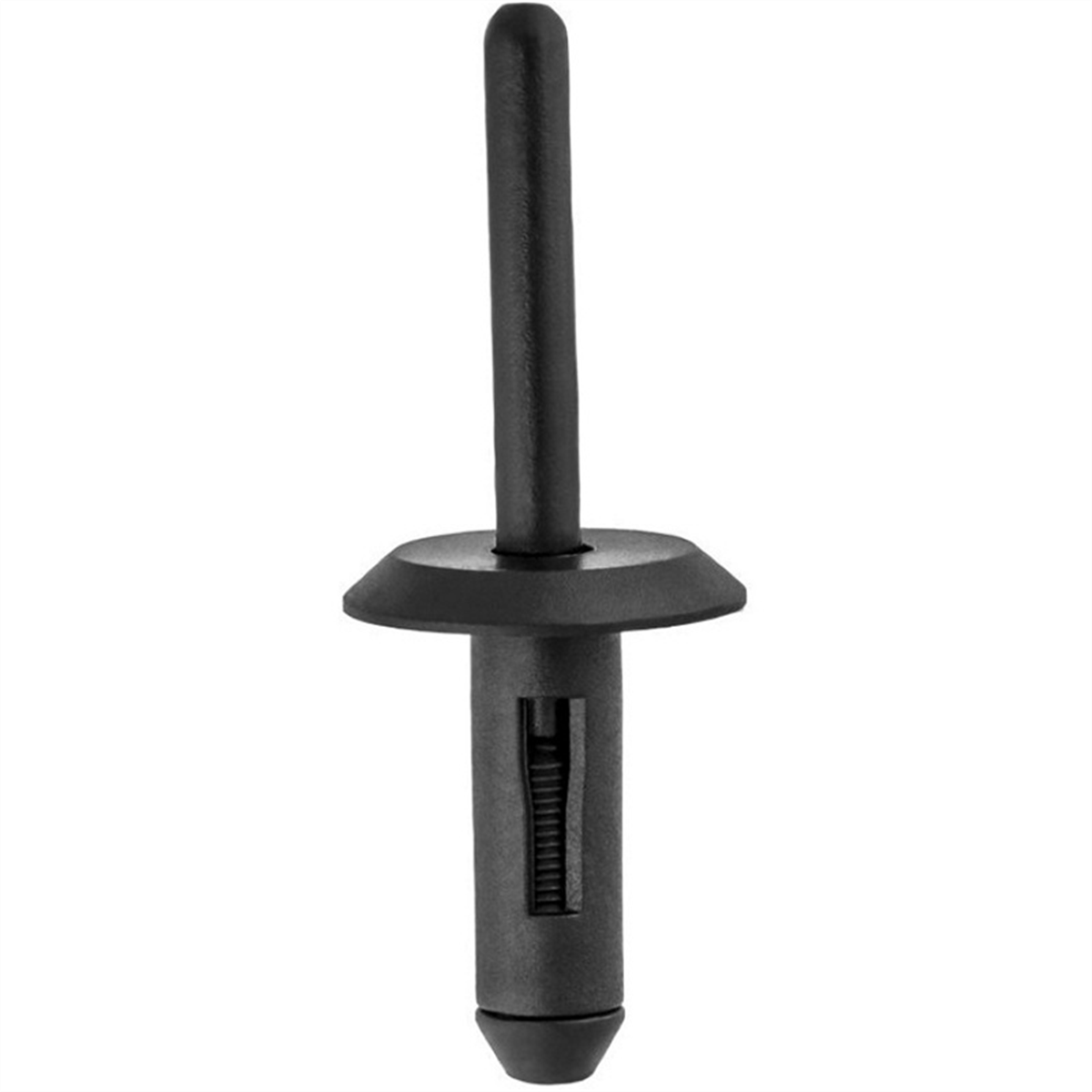 AUVECO AP13753 Type 1 Rivet, 17/64 in Dia Hole x 25/32 in L x 3/32 to 3/16 in Grip Range, Nylon, Black
