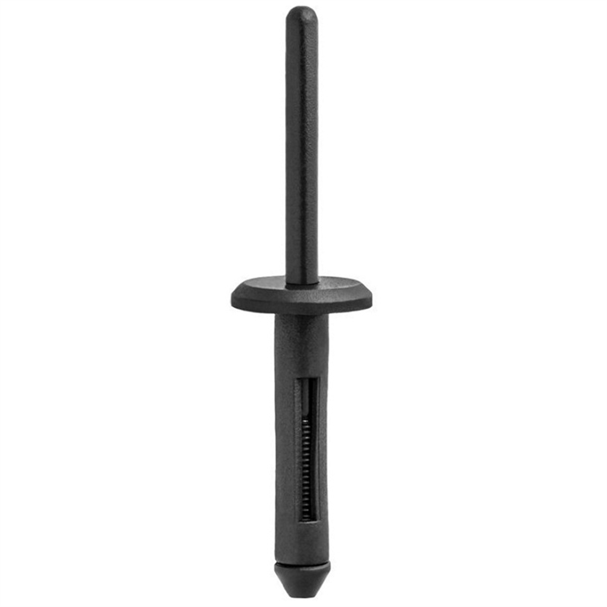 AUVECO AP13755 Type 1 Rivet, 13/64 in Dia Hole x 1 in L x 2 in OAL x 15/64 to 25/64 in Grip Range, Nylon, Black