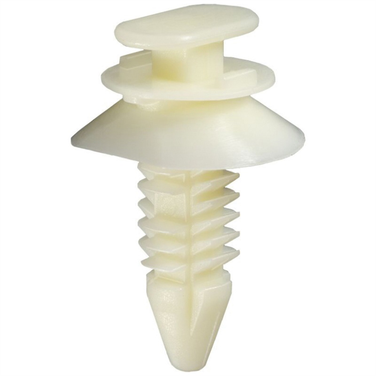 Auveco Ap15970 Triple Head Type 14 Trim Panel Retainer, (9/32 X 1/2 In Dia Top X 9/16 X 11/16 In Dia Bottom) Head