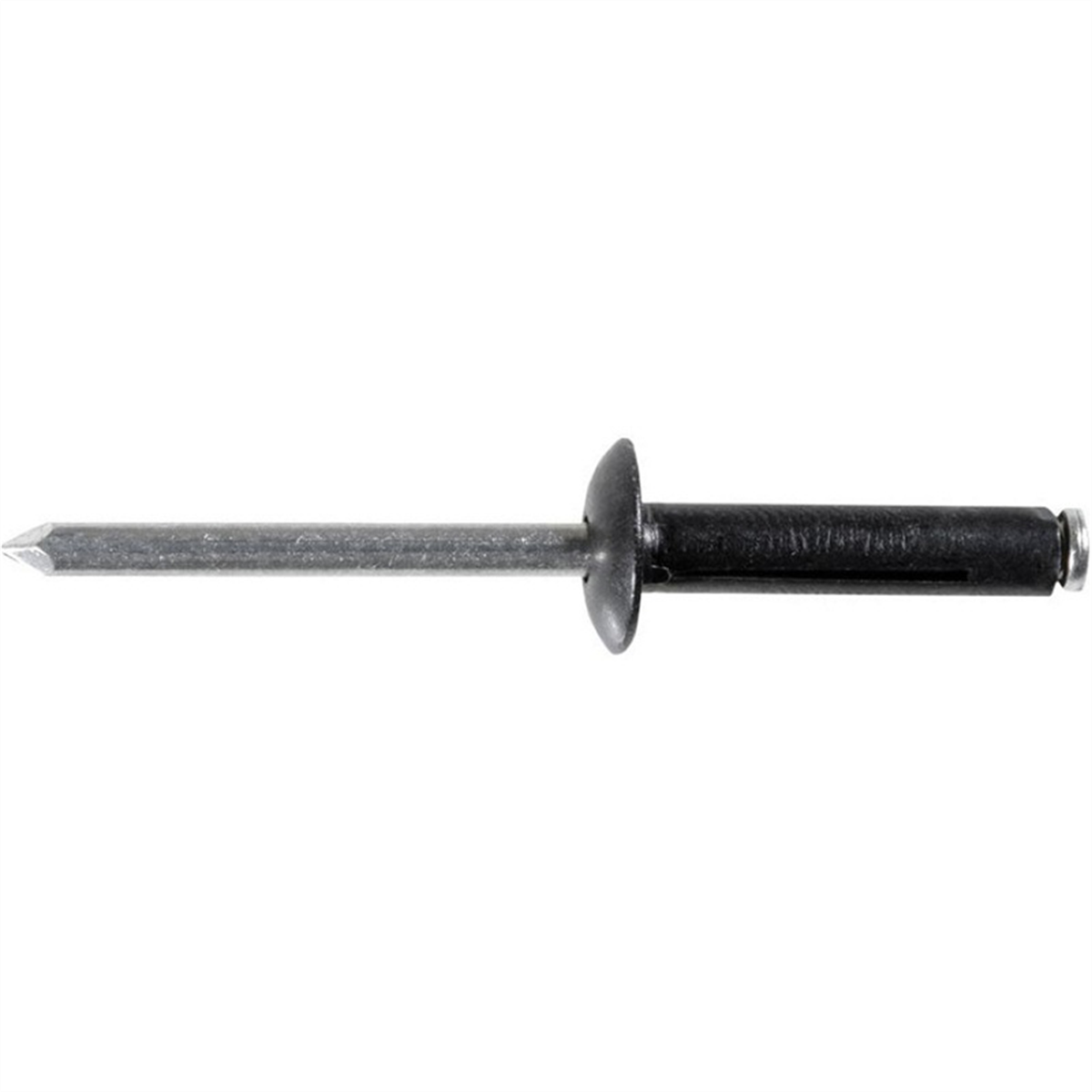 Auveco Ap17121 Rivet, 3/16 In Dia X 5/64 To 15/64 In Grip Range, Aluminum Rivet/mandrel, Black