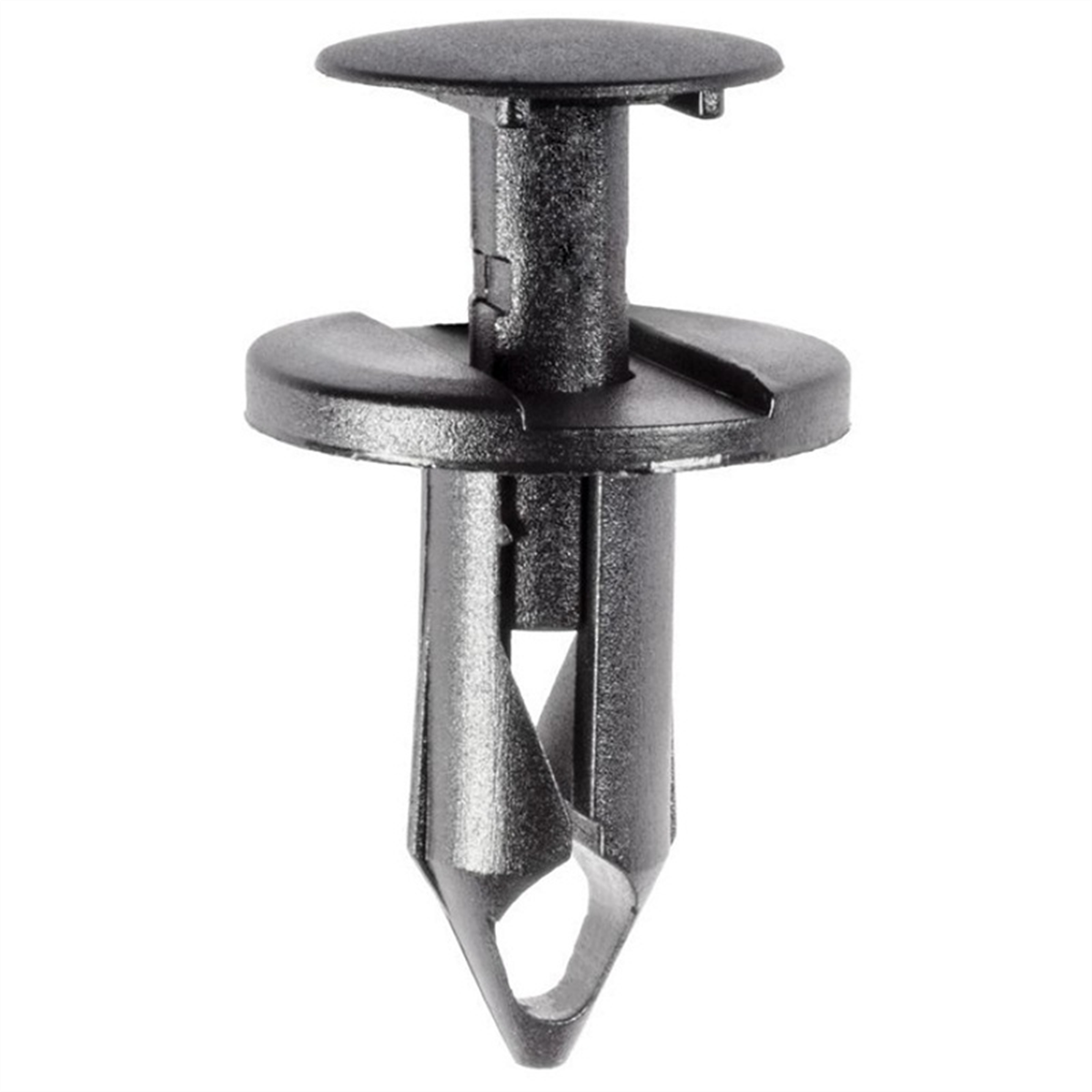 Auveco Ap17216 Push-type With Closed End Air Baffle To Under Carriage Retainer, 20 Mm Dia Head, Nylon, Black