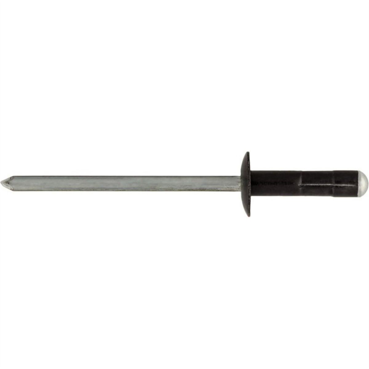 Auveco Ap17615 Rivet, 1/8 In Dia X 5/16 To 3/8 In Grip Range, Aluminum Rivet/steel Mandrel, Black