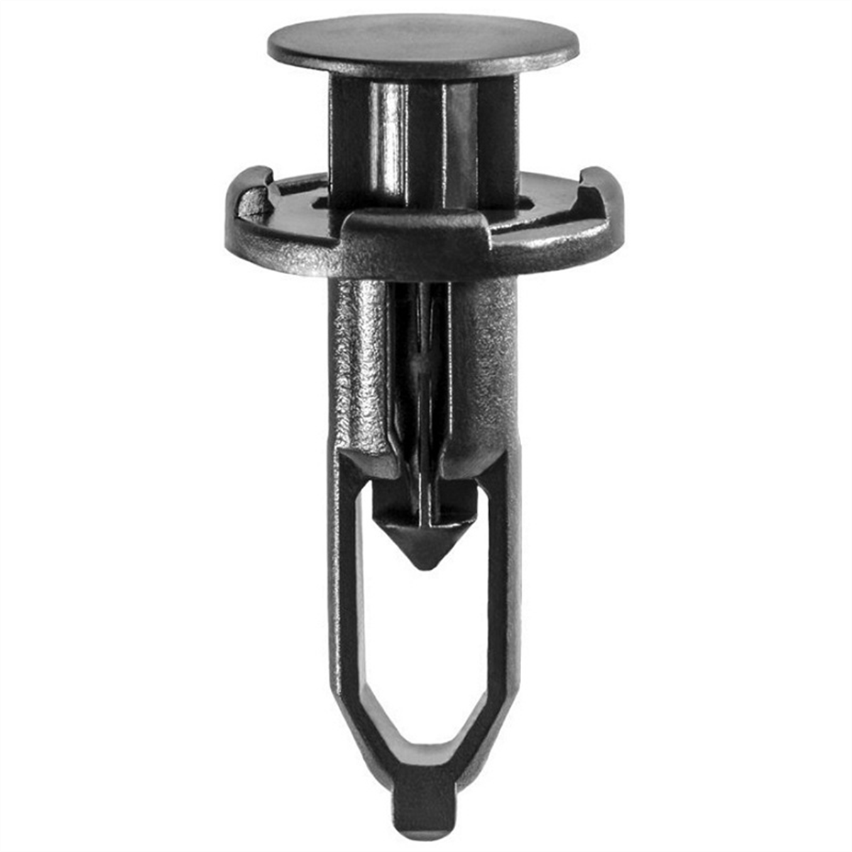 Auveco Ap18873 Push-type With Closed End Rear Bumper Cover Retainer, 18 Mm Dia Head, Nylon, Black