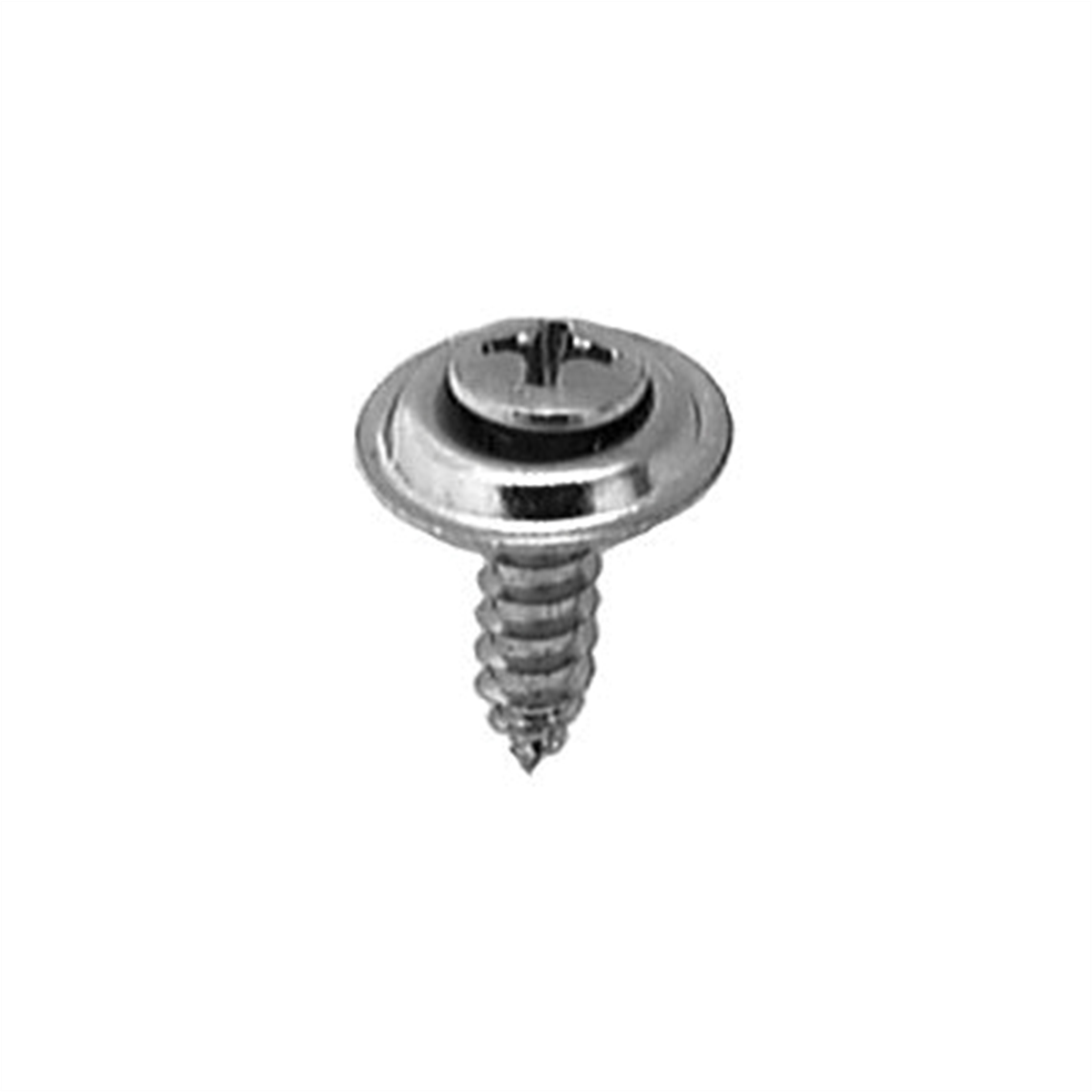 AUVECO AP2771 Phillips Oval Head Sems A/AB Point Countersunk Washer Tapping Screw, #8 Screw x #6 Head x 5/8 in L