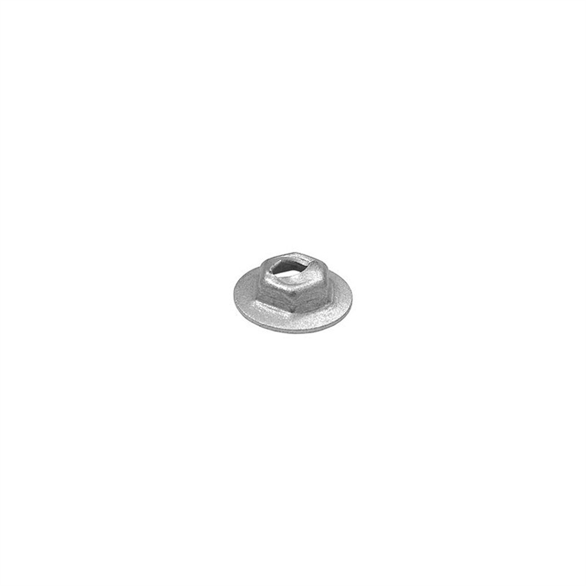 AUVECO AP2895 Hex Washer Thread Cutting Nut, 1/8 in Stud x 5/16 in Across Flats, Zinc
