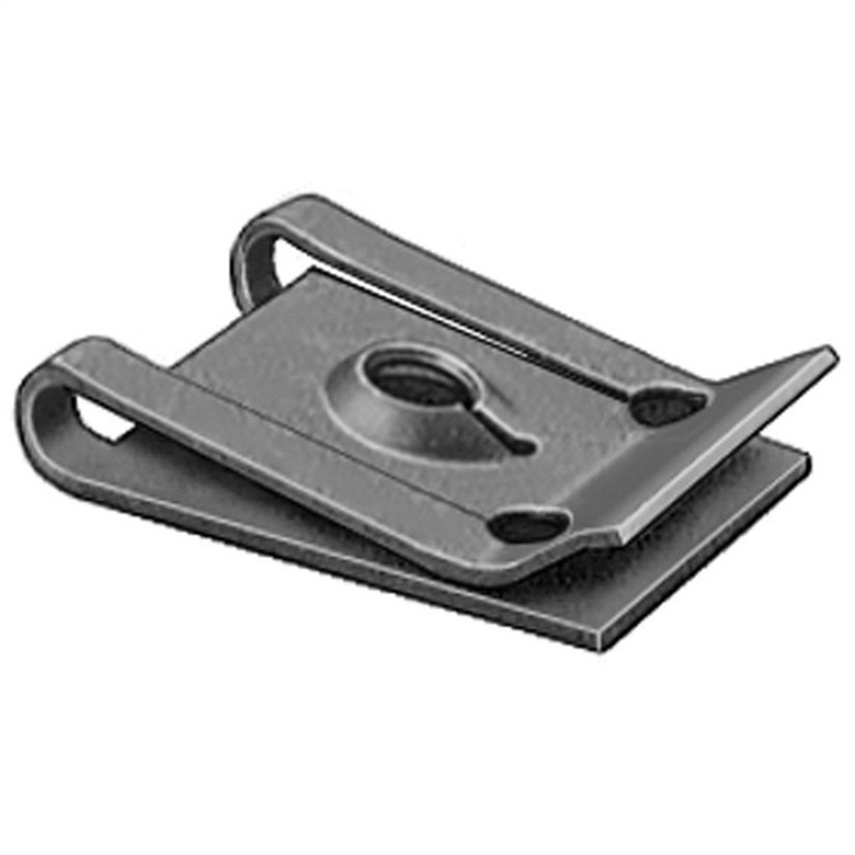 AUVECO AP9880 Spring-Type U-Nut, #8 Screw, Phosphate