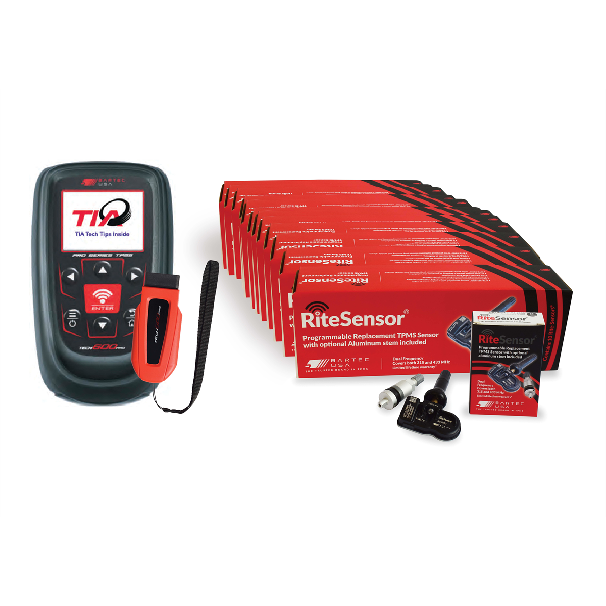 Bartec USA  TPMS Rite-Sensor 120 (Red) Tool & Sensor Bundle