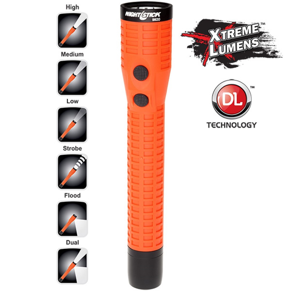 Bayco Recharge Dual-Light - Red - Light & Battery Only