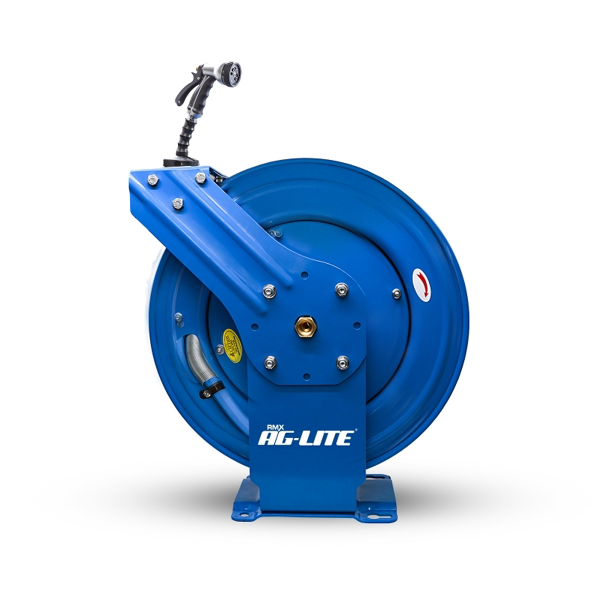 BluBird AG-Lite Rubber Water Hose Reel Dual Arm Assembly 3/4" x 65'