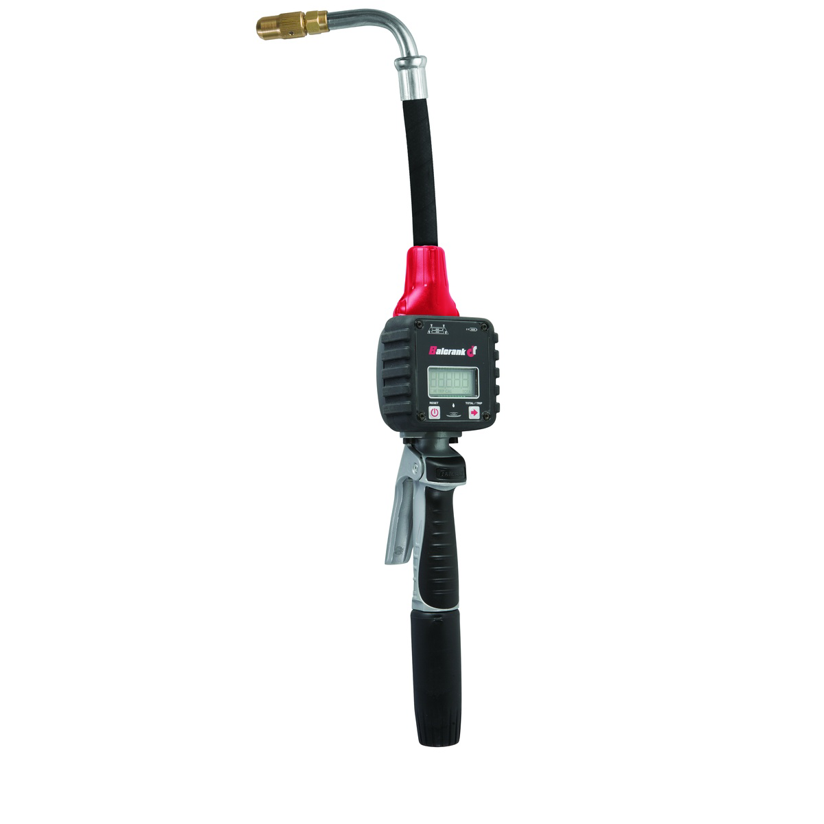 Balcrank DR Digital Register Meter - 90 degree Flexible Handle with 1/4 Turn Tip for Oil 1/2 Inch Female National Pipe Thread Swivel