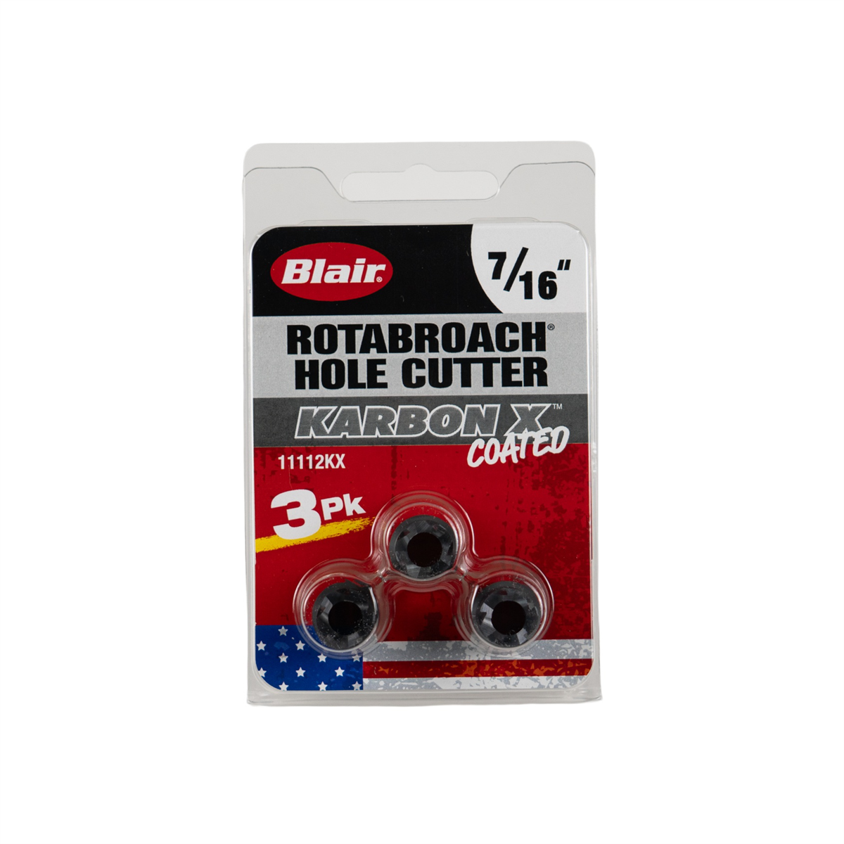 Blair 7/16" Karbon X Rotabroach Cutters - 3PK (11112KX)