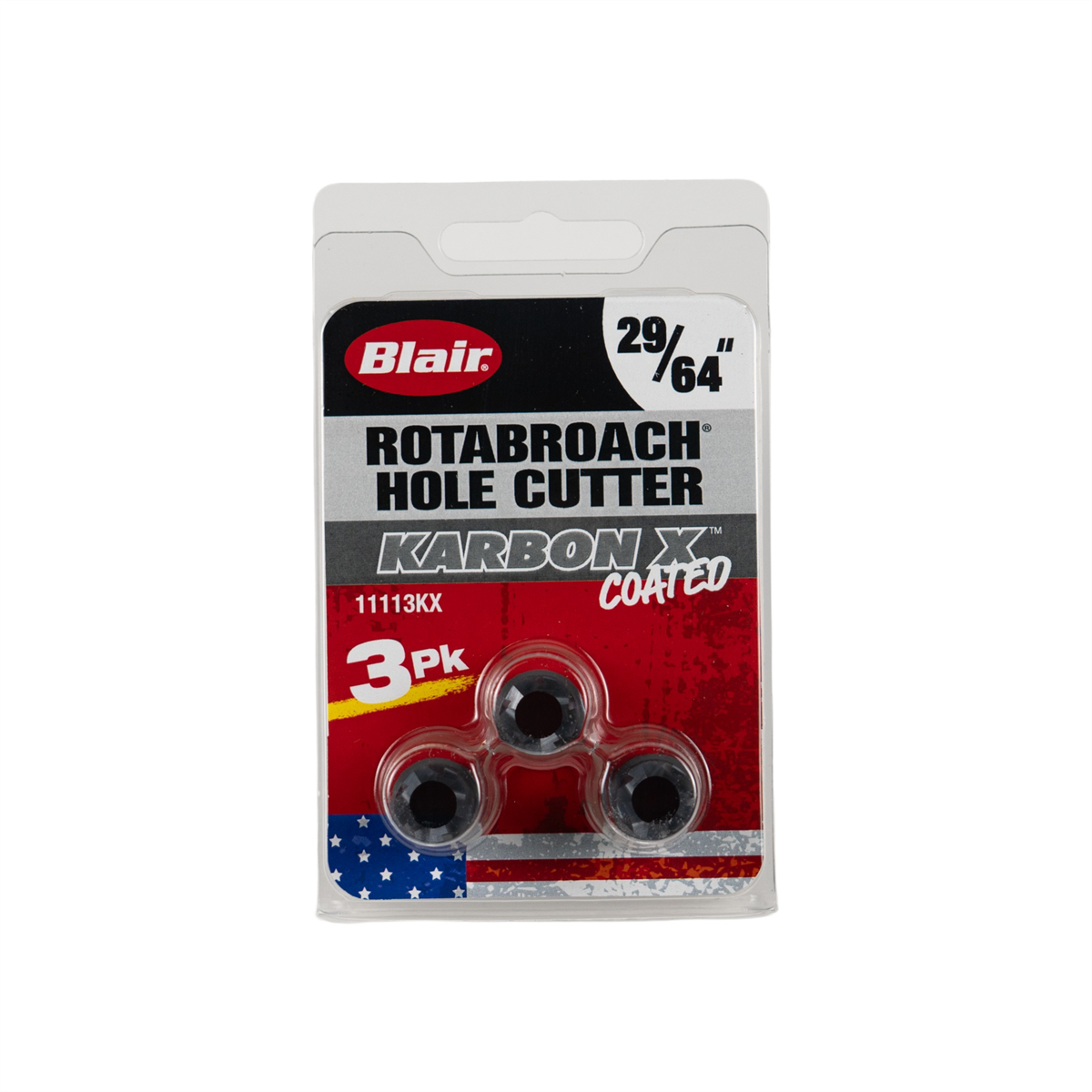 Blair 29/64" Karbon X Rotabroach Cutters - 3PK (11113KX)