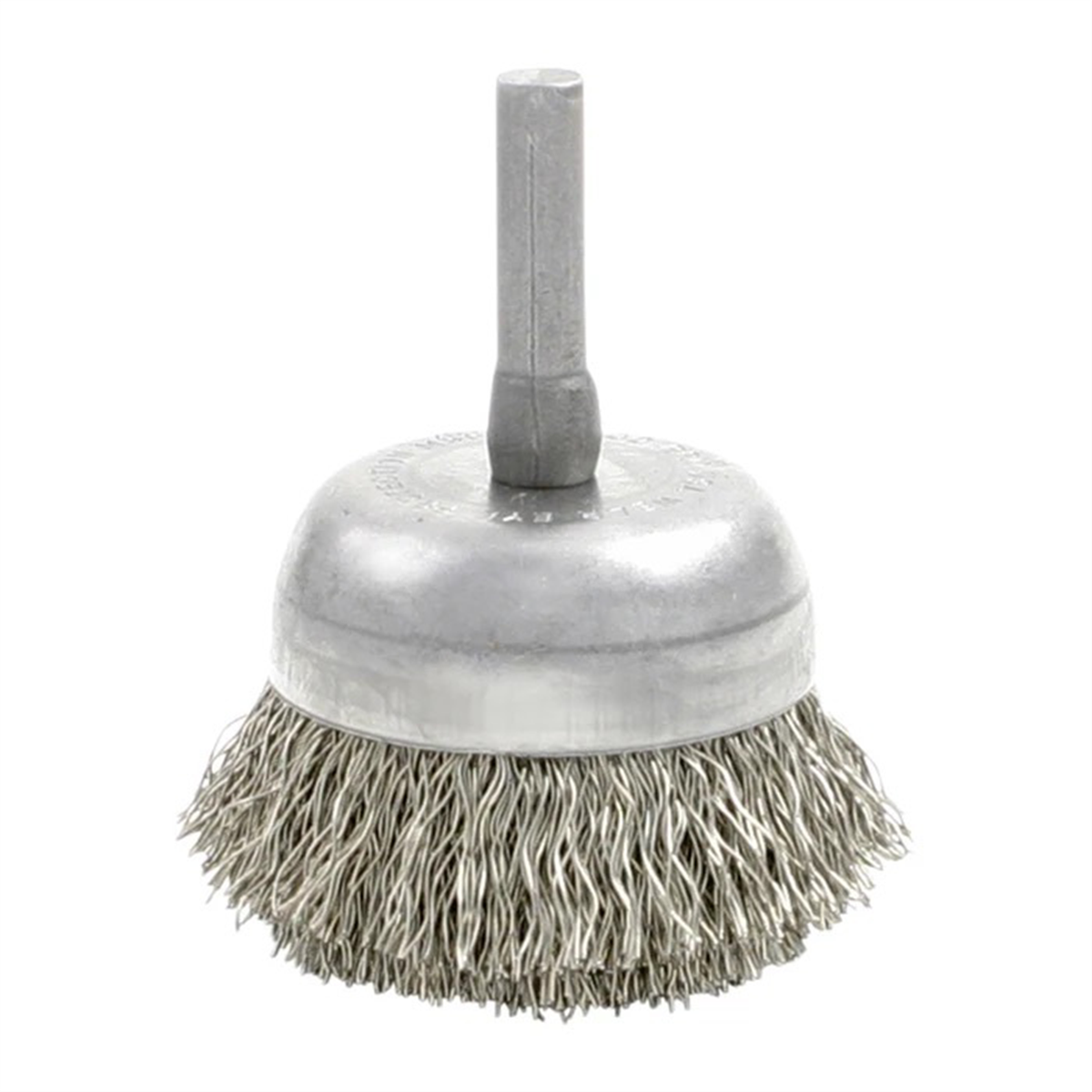 Brush Research Small Diameter Cup Brush, 1.75" Diameter, .75" Trim Length, .25" Shank Diameter
