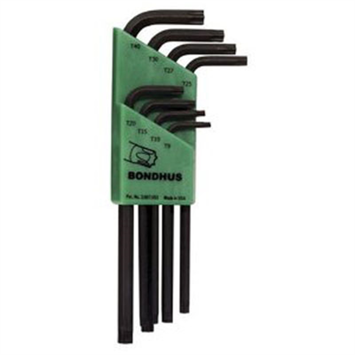 Bondhus Corp. 8pc Set Tamp/Resist Star L-Wr