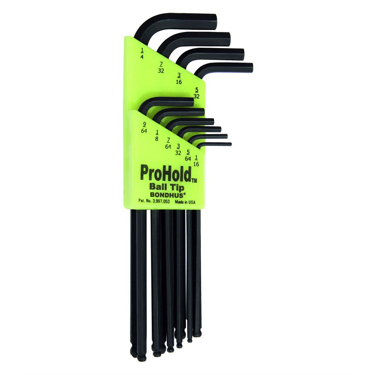 Bondhus Corp. 10pc Set BallDrv L-Wr 1/16-1/4