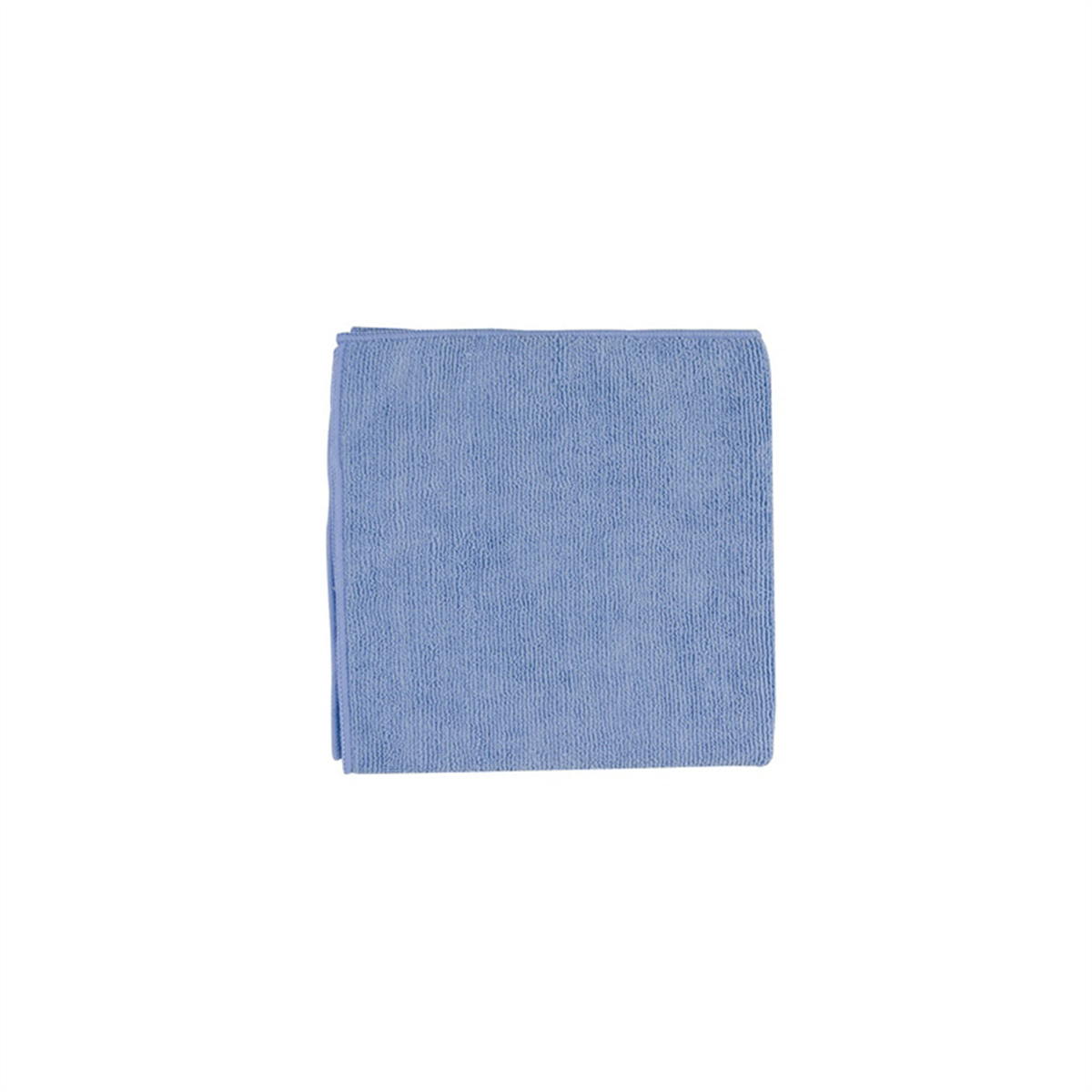 Buff And Shine MF1B Towel, 16 in x 16 in, Microfiber Blend 80% Polyester, 20% Polyamide, Light Blue