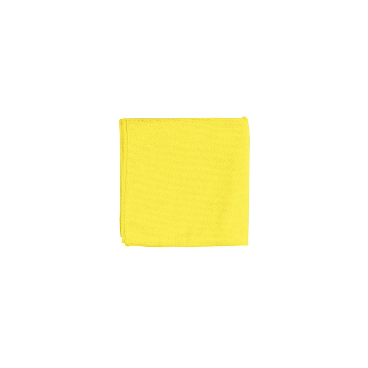 Buff And Shine MF1Y Towel, 16 in x 16 in, Microfiber Blend 80% Polyester, 20% Polyamide, Yellow