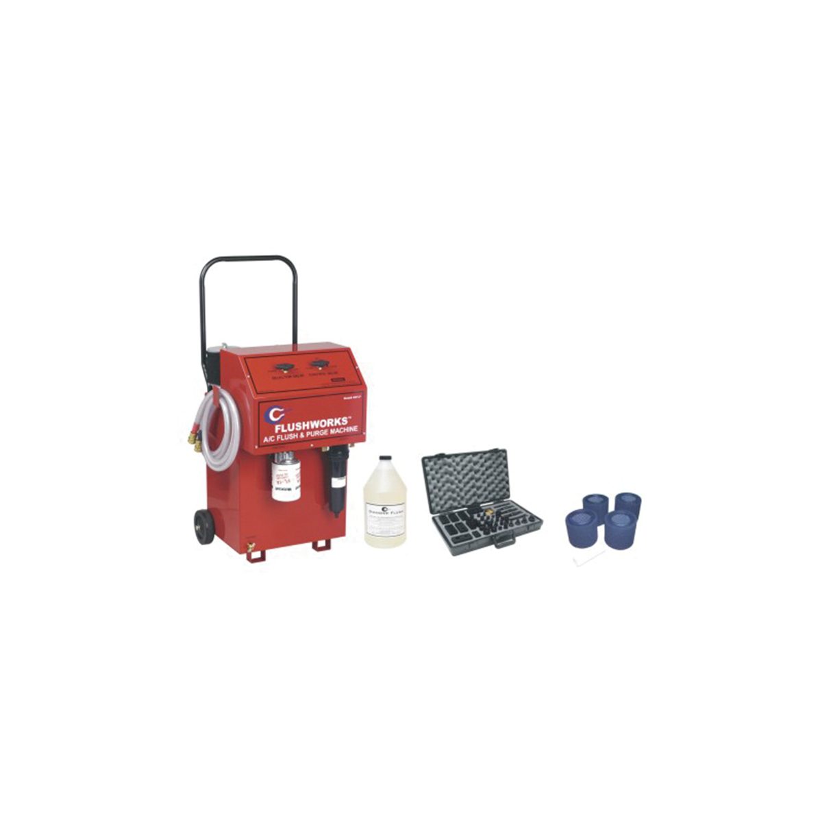 Clip Light Manufacturing A/C FLUSH WORKS MACHINE PACKAGE