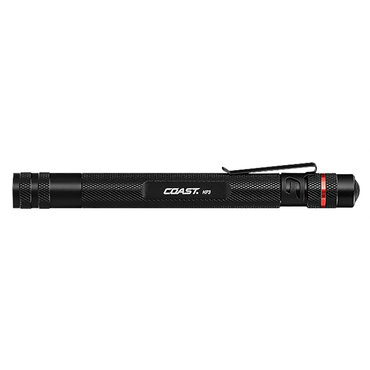 COAST Products HP3 105 Lumen High Performance Alkaline Battery Universal Focusing Penlight with Twist Focus - Black