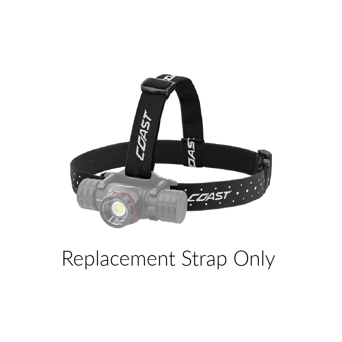 COAST Products XPH34R REFLECTIVE STRAP W/TOP STRAP