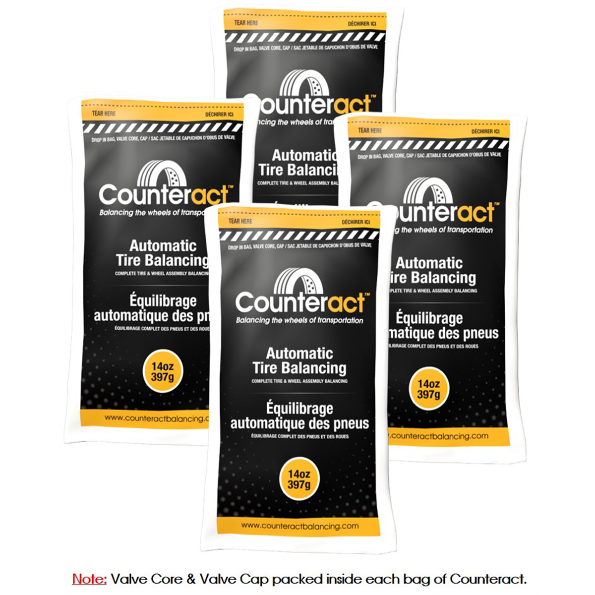 Counteract Pack Of 4 - 14oz Counteract Balancing Bead Bags.