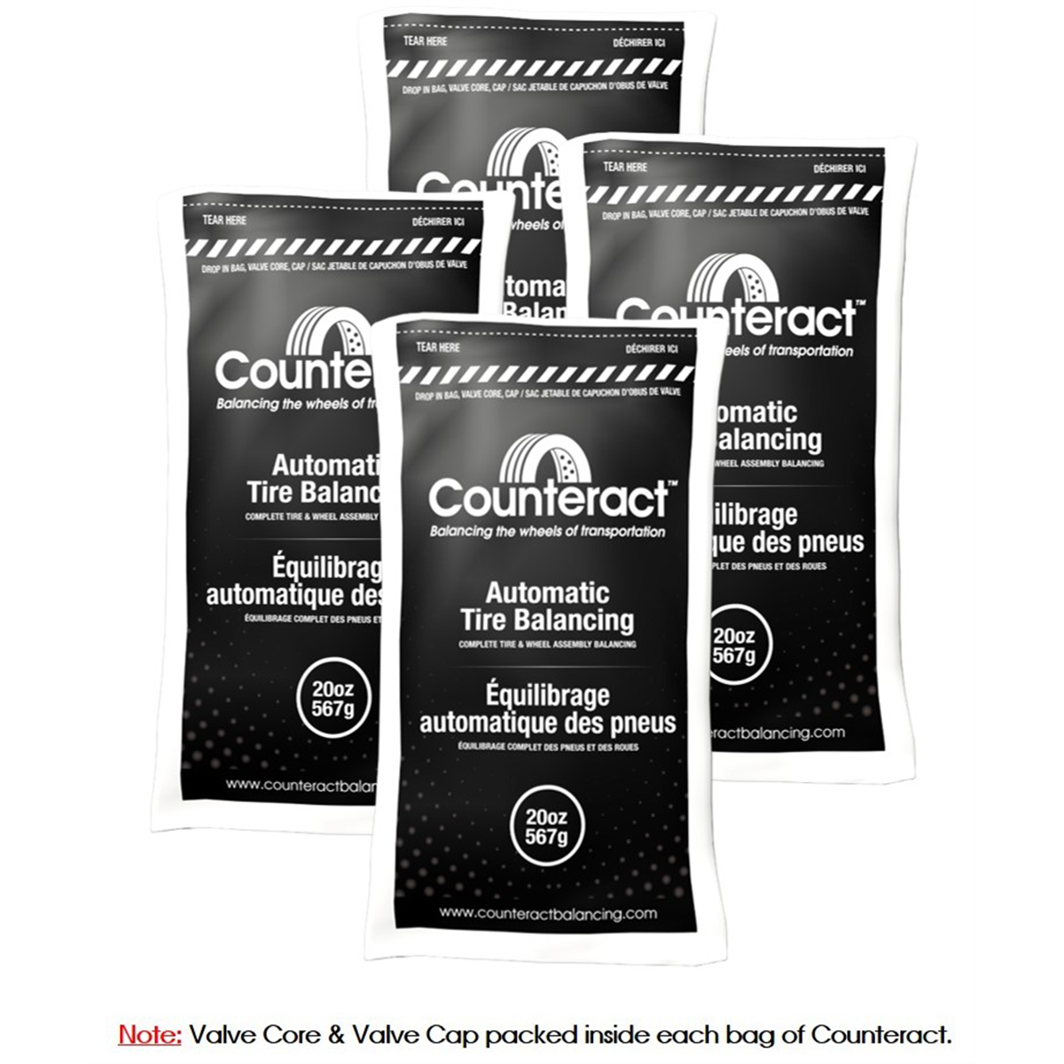 Counteract Pack Of 4 - 20oz Counteract Balancing Bead Bags.