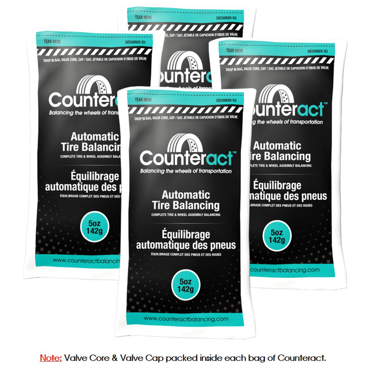 Counteract Pack Of 4 - 5oz Counteract Balancing Bead Bags.