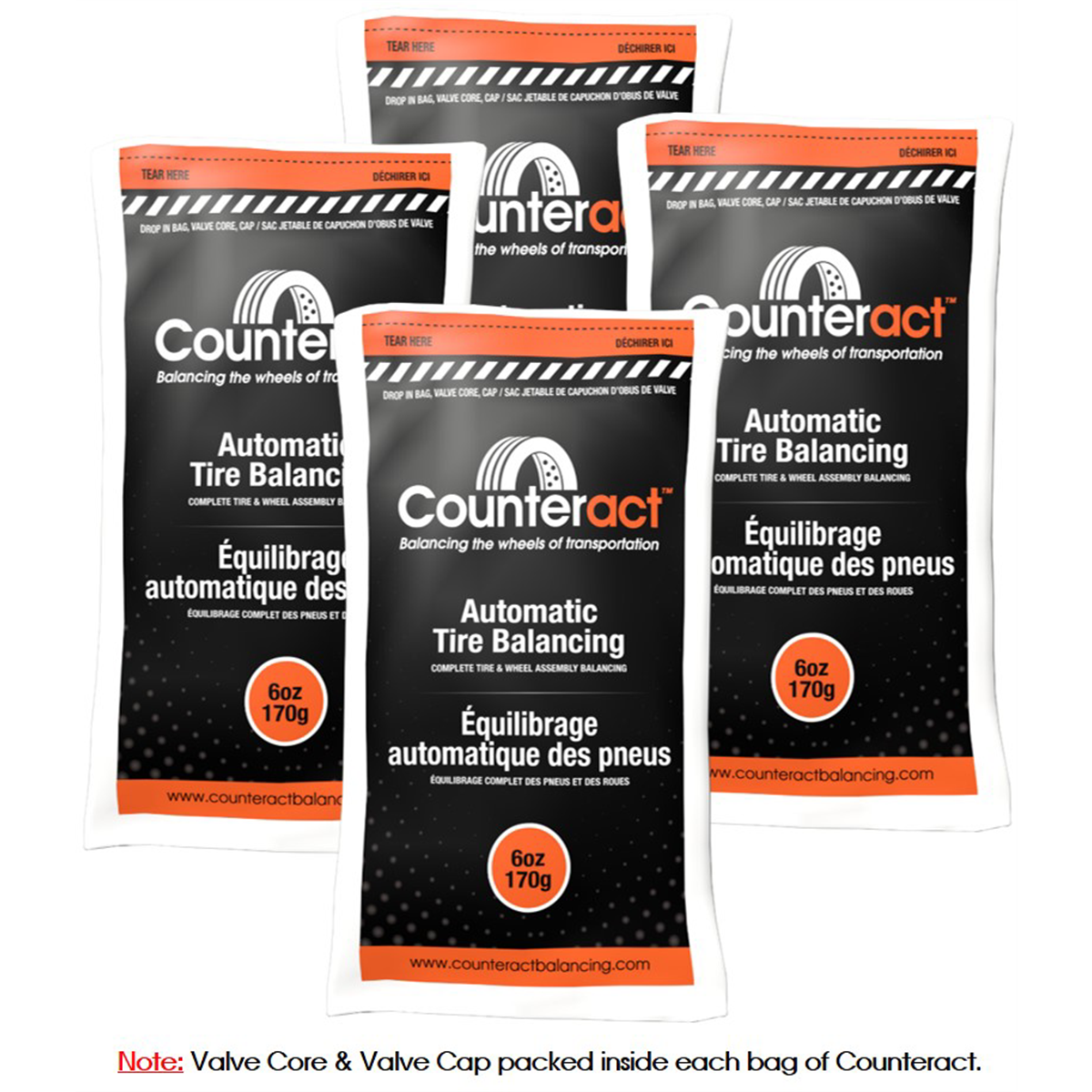 Counteract Pack Of 4 - 6oz Counteract Balancing Bead Bags.