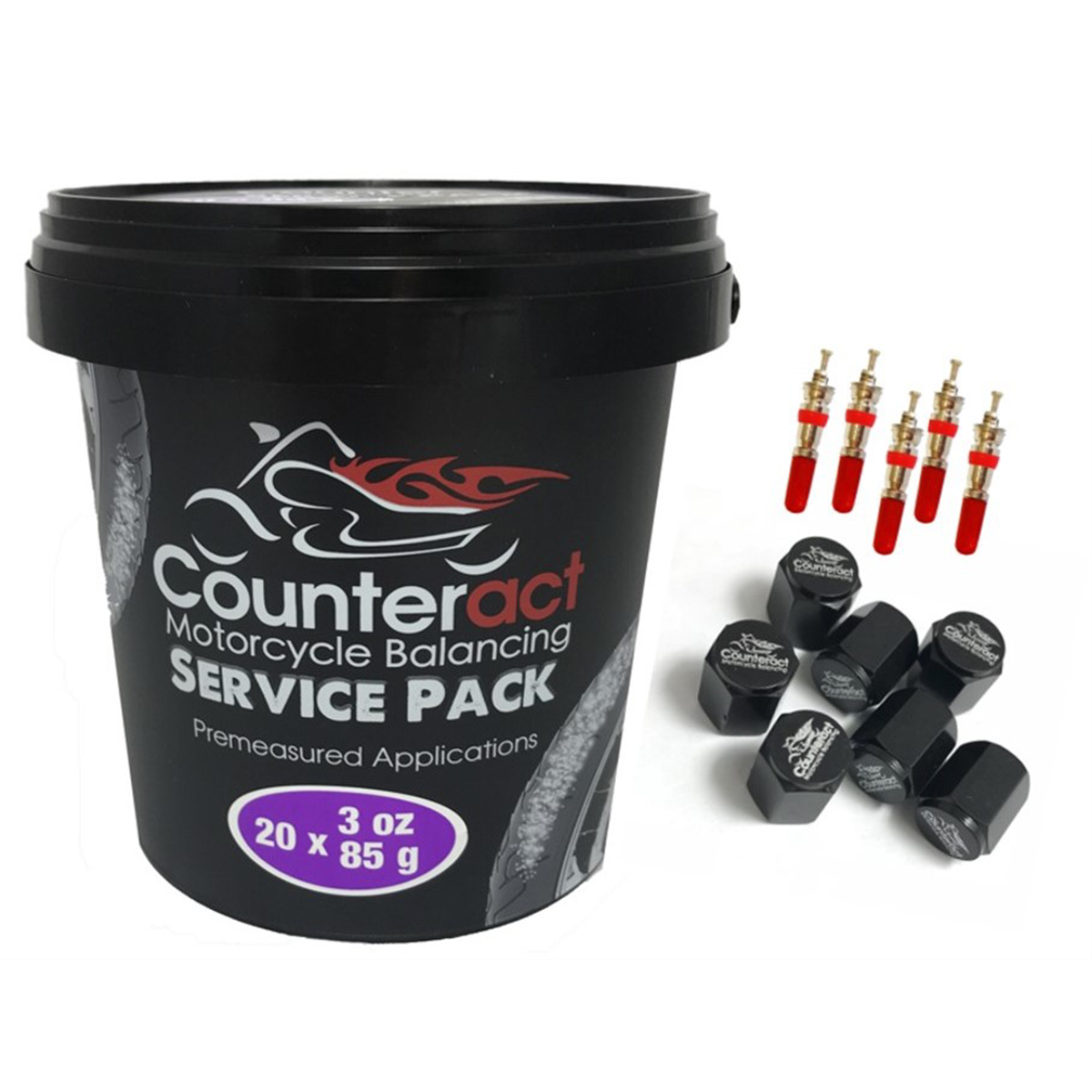 Counteract Counteract Motorcycle Balancing Beads Service Pack - 20 x 3oz bags