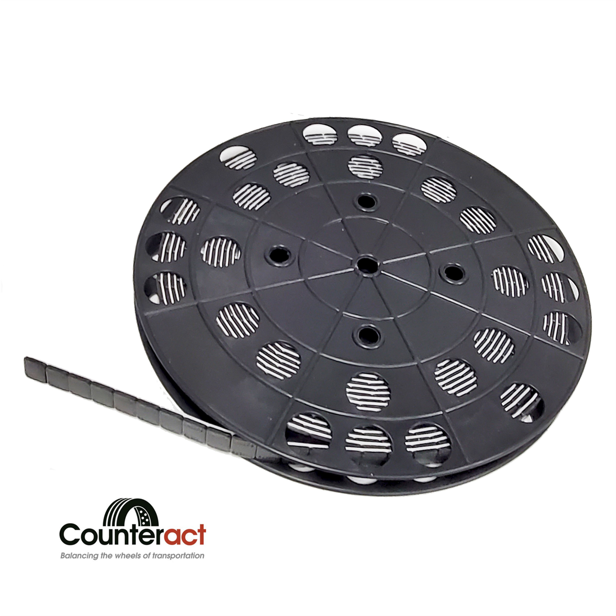 Counteract Counteract Steel Adhesive Wheel Weight Roll - Black