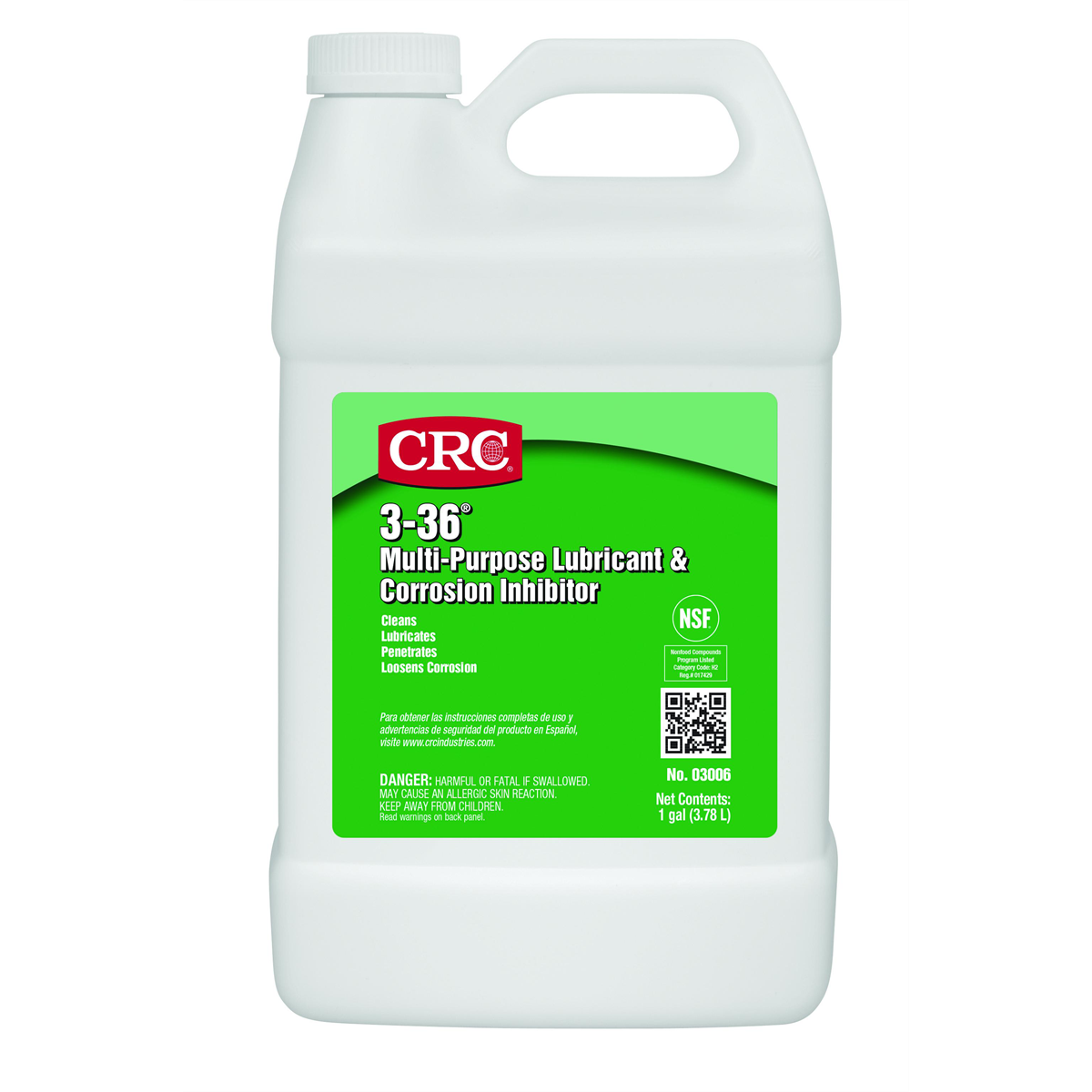 CRC Industries 3-36 Multi-Purp Lubricant & Corrosion Inhibitor 1X1GL
