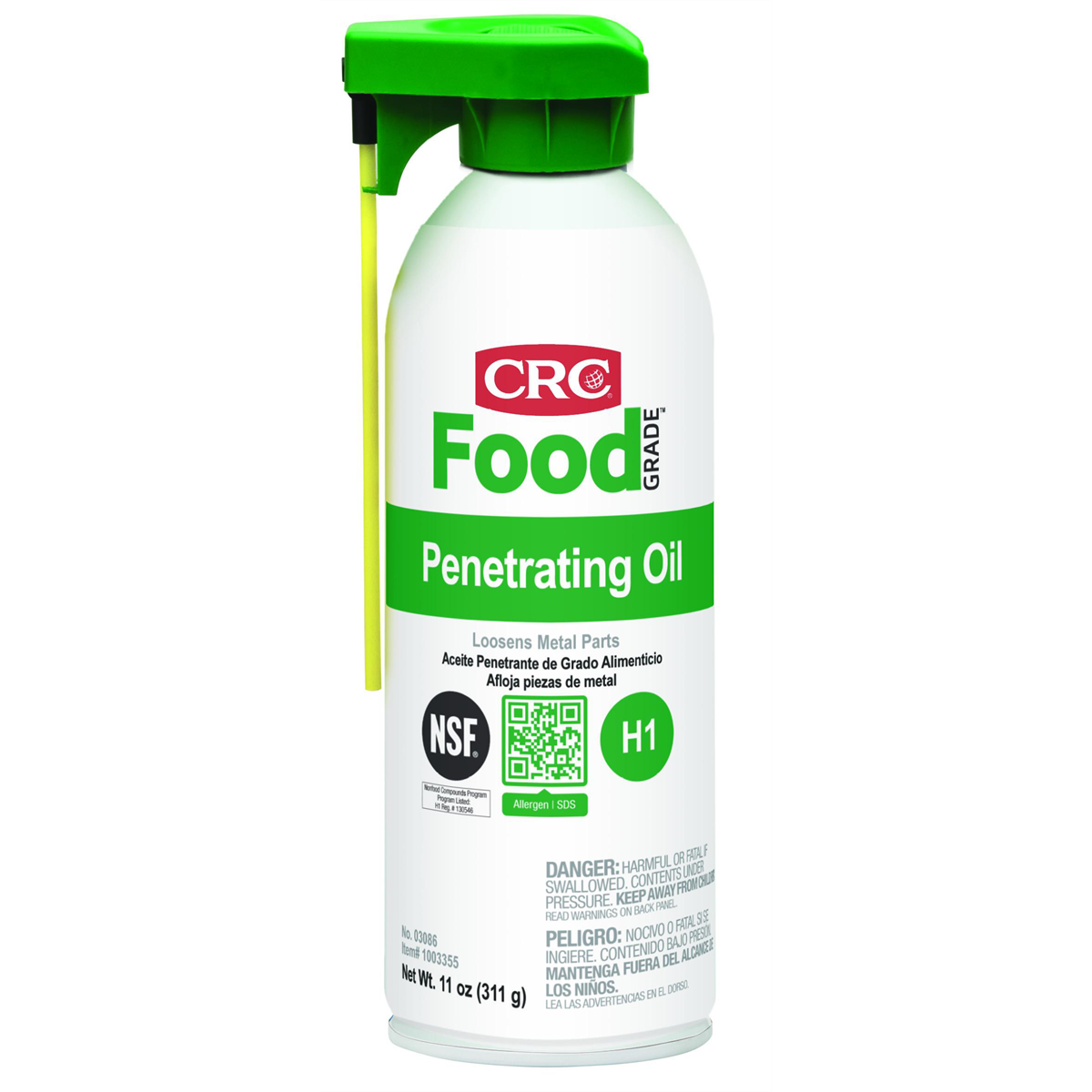 Crc Industries Food Grade Penetrating Oil 1x11oz