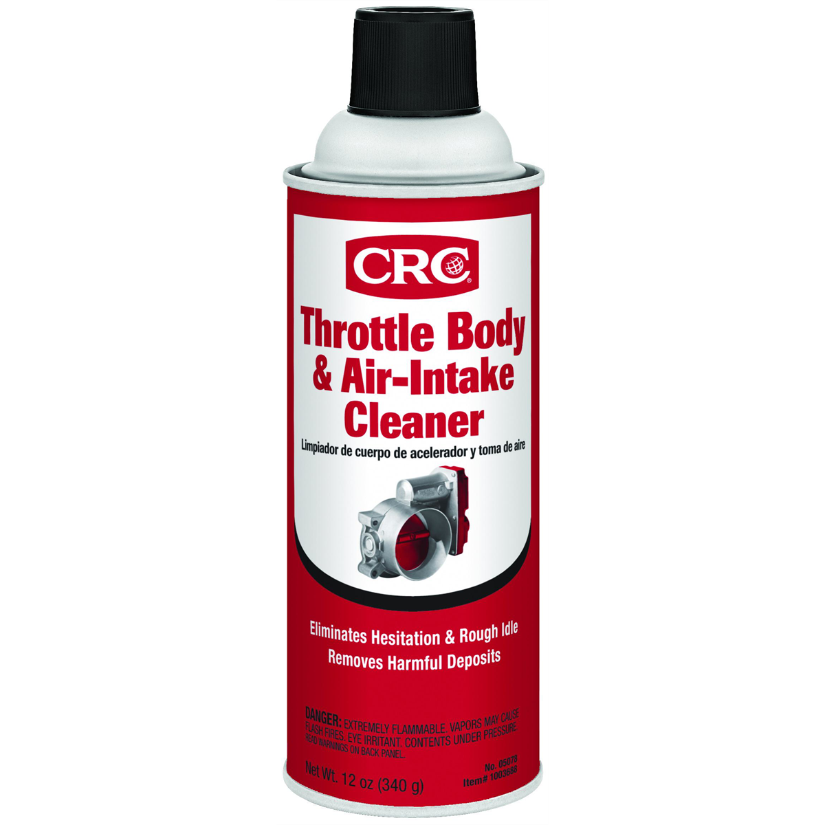 Crc Industries Throttle Body & Air-intake Cleaner 1x12oz