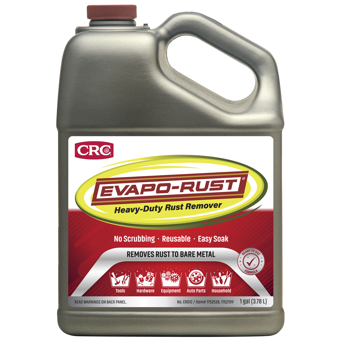 CRC Industries Evapo-Rust Heavy-Duty Rust Remover 1X1GL