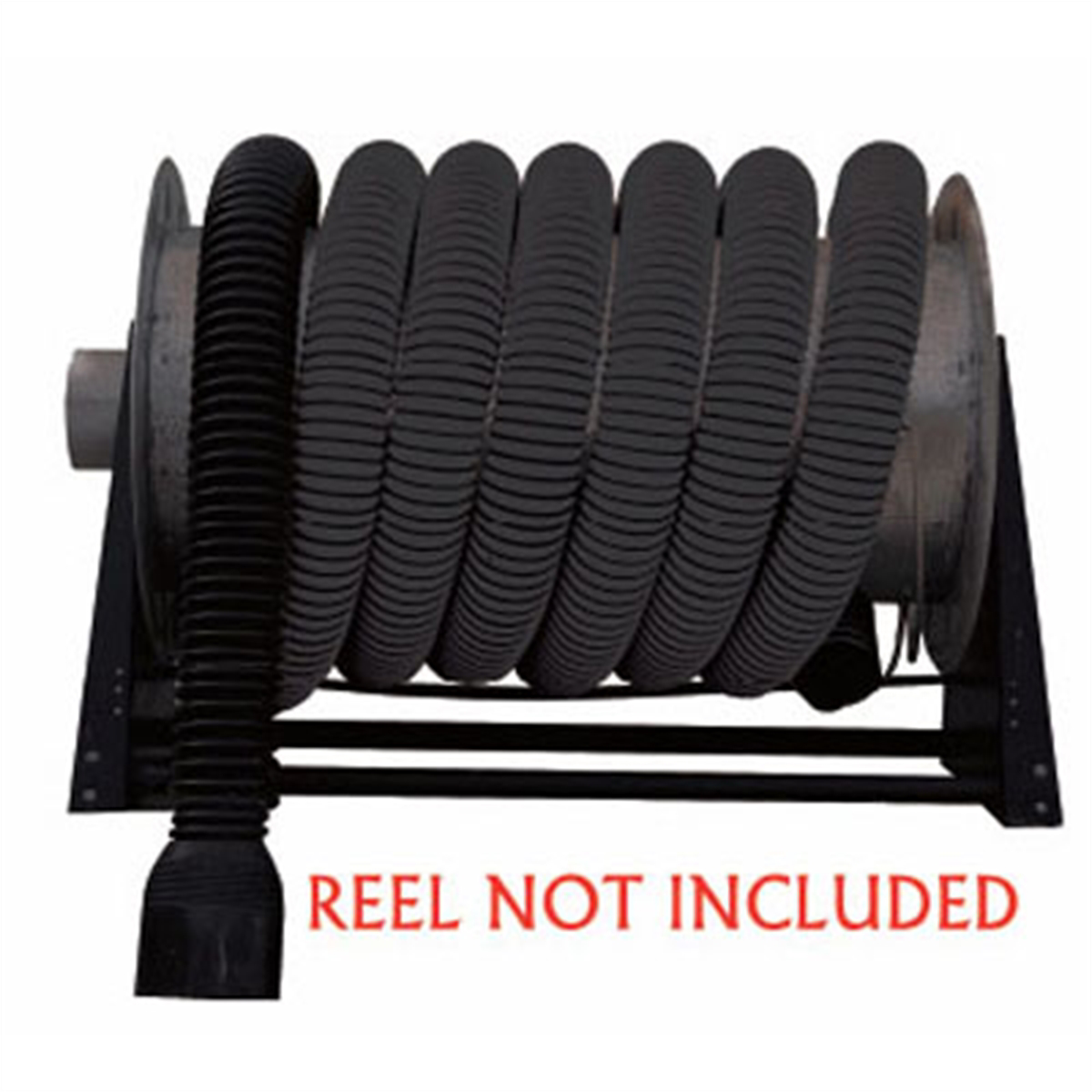 Crushproof Tubing 6"x25' Lt Wght Reel Hose w/adp