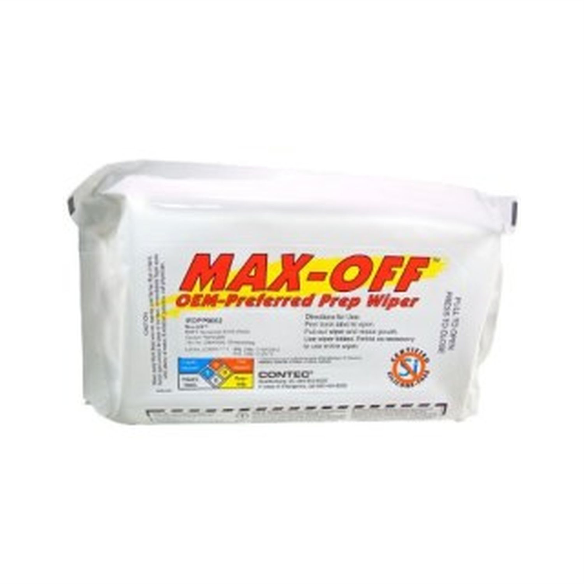Crystal Tac Cloths Crystal Max-Off MOPP0002 Surface Conditioning Wipe, Liquid, 17 in L x 11 in W