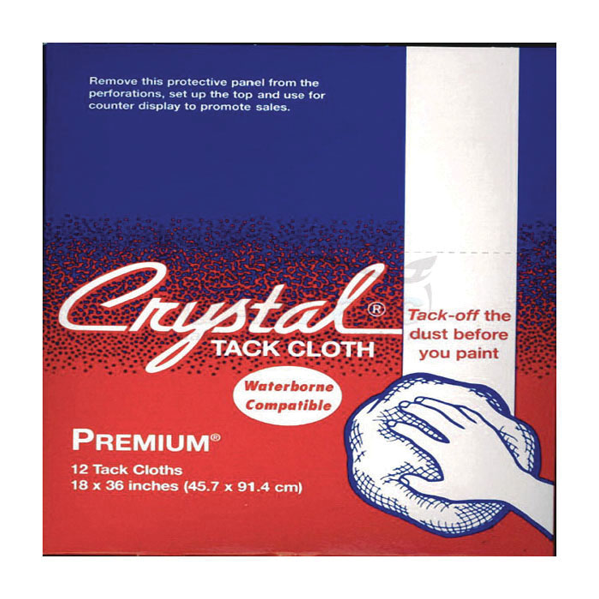Crystal Tac Cloths Crystal Regular RGLR-A Tack Cloth, 16 in x 36 in
