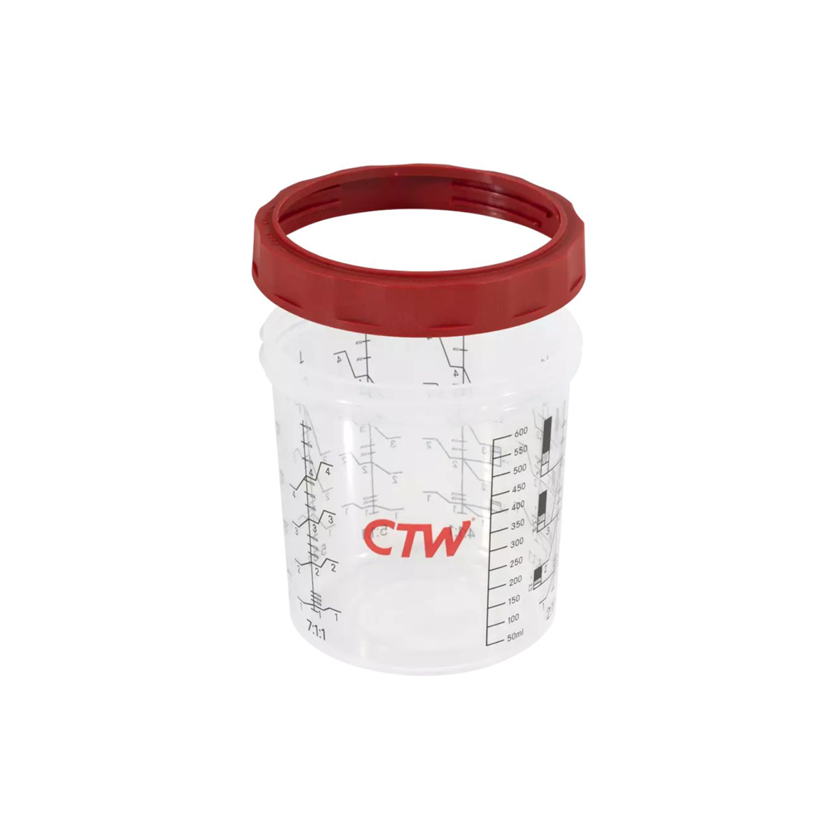 CTW International HC-650 650Ml Hard Cup & Collar for the CTW Disposable Paint Cup System