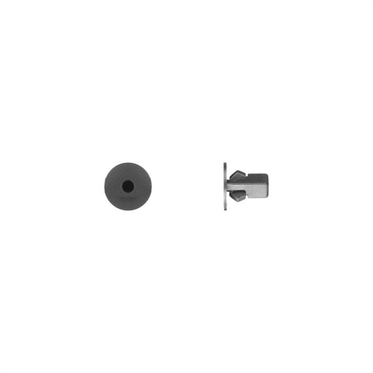 Disco Automotive Hardware 1605pk Screw Grommet, #14 Screw X 20 Mm Dia Head X 17 Mm L Stem, Nylon, Black