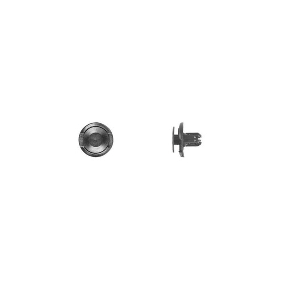 Disco Automotive Hardware 2128pk Push-type Fender And Bumper Retainer, 11 Mm L Stem X 5/16 In Hole, Nylon, Black