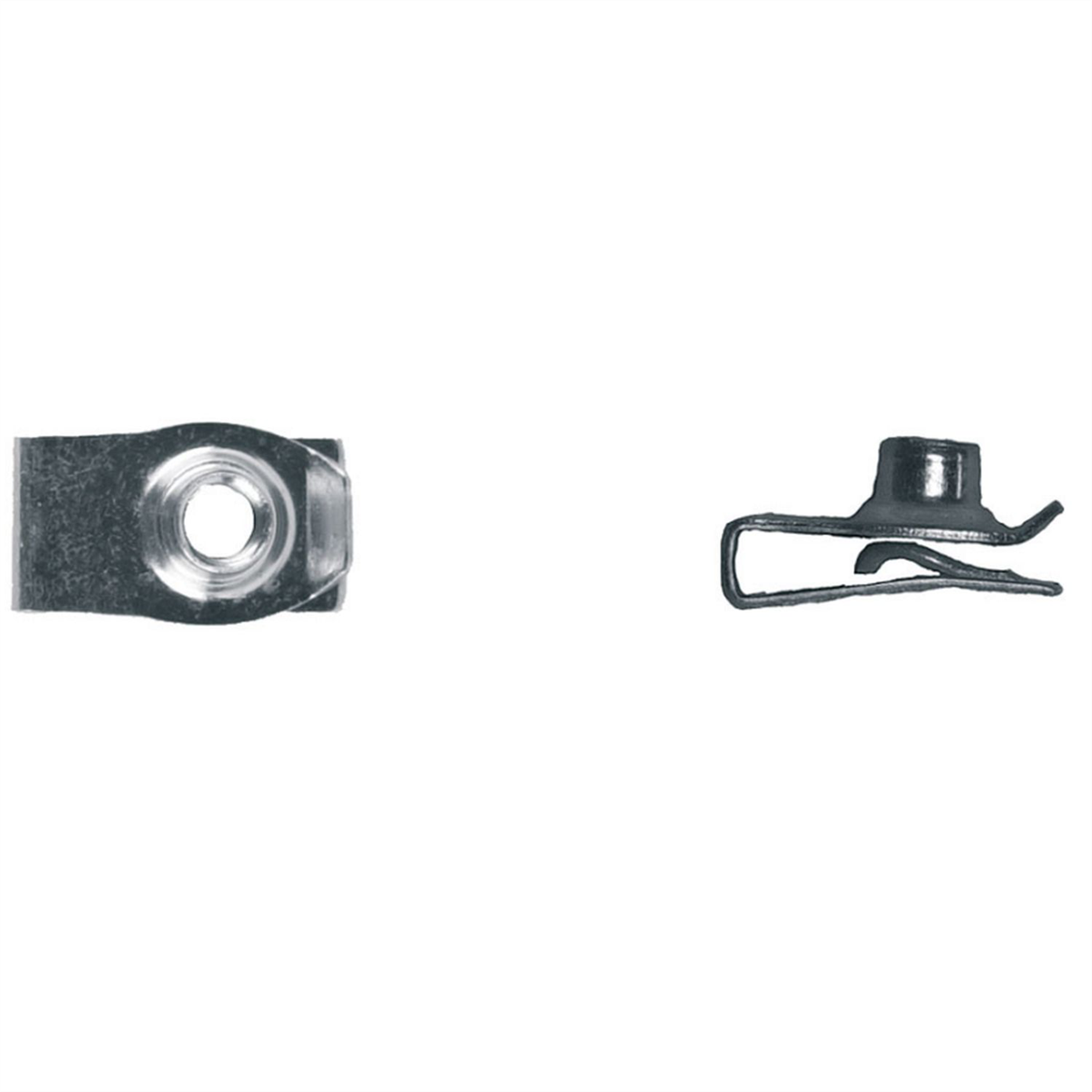 Disco Automotive Hardware Black Phos. Short Extruded "U" Nuts