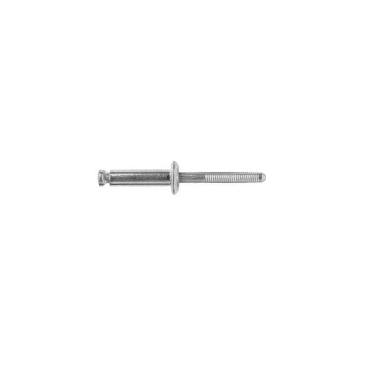 Disco Automotive Hardware 4008PK Peel-Type Glass Stop Rivet, 1/4 in Dia x 33/64 to 19/32 in Grip Range, Aluminum Rivet