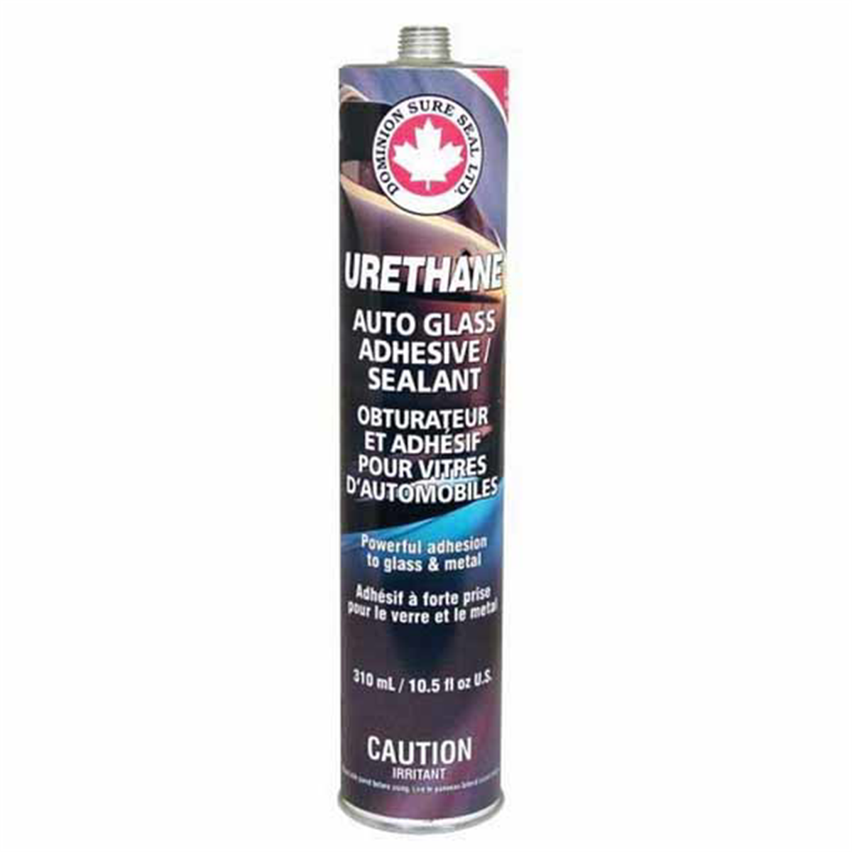 Dominion Sure Seal 9006 Regular Cure Primerless Urethane, 300 mL Cartridge, Black, Liquid, 24 hr Curing
