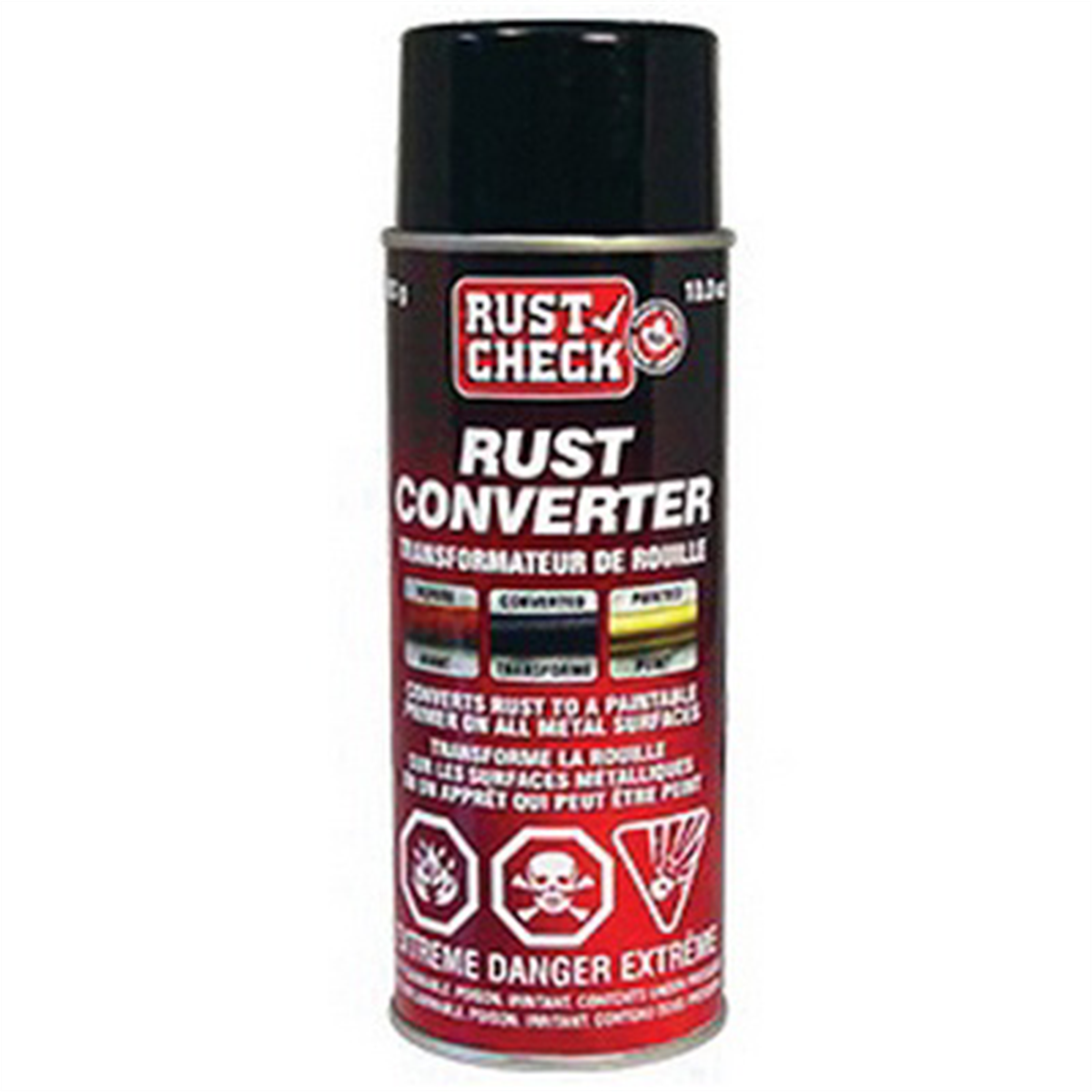 Dominion Sure Seal Rust Check DS11006 Rust Converter, 283 g Bottle, Clear Pale Yellow, Liquid
