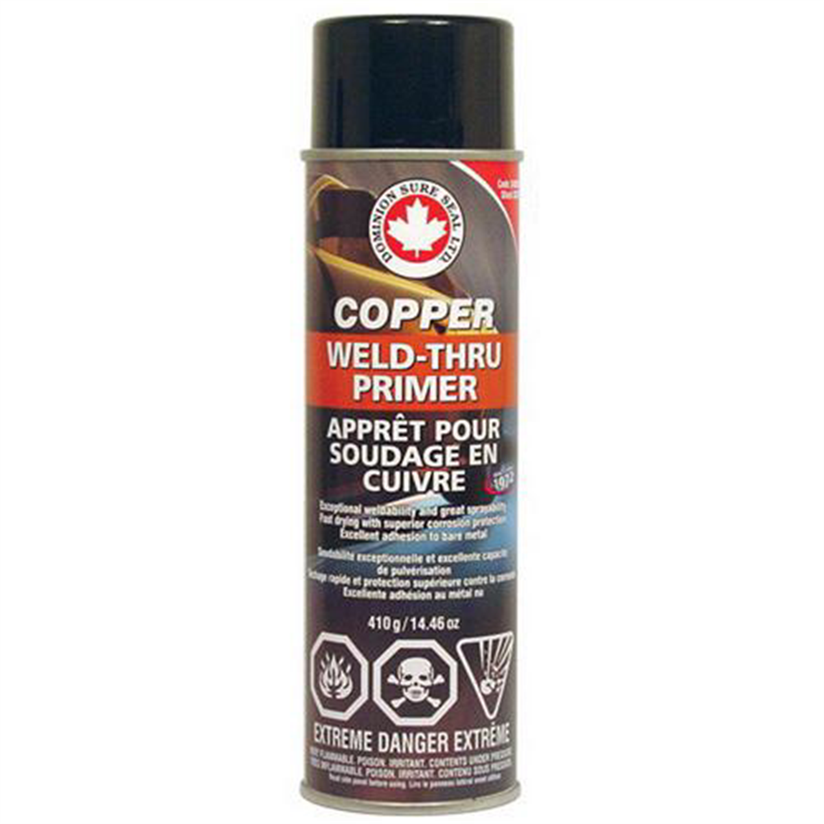 Dominion Sure Seal 24080 Copper Weld-Thru Primer, 14.46 oz Aerosol Can