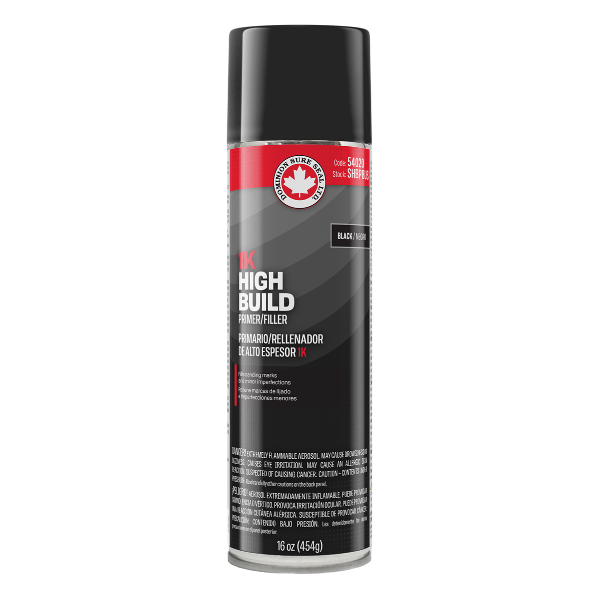 Dominion Sure Seal 1K HIGH BUILD PRIMER/FILLER - Black