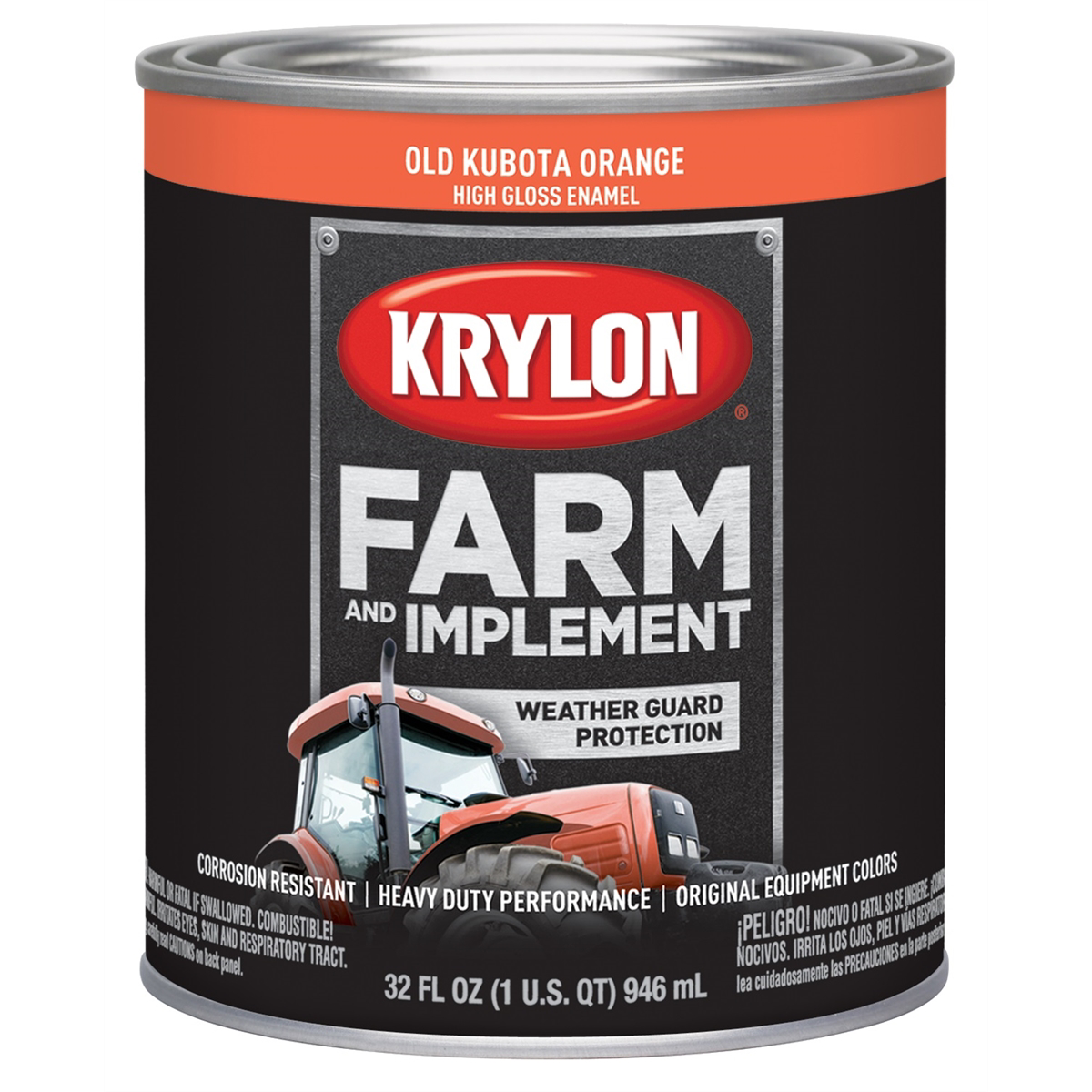 Krylon Old Kubota Orange 32 oz. Quart