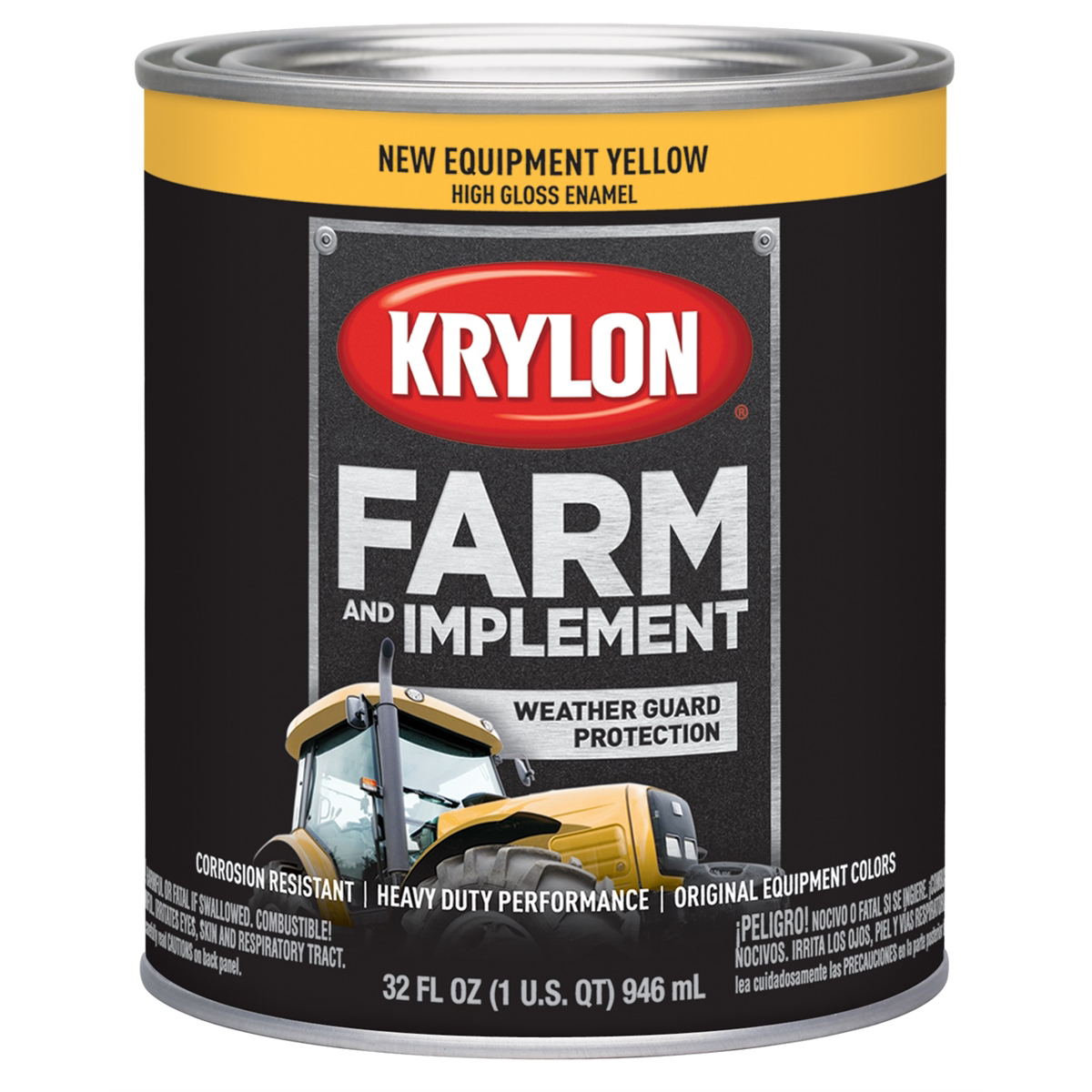 Krylon New Equipment Cat Yellow 32 oz. Quart